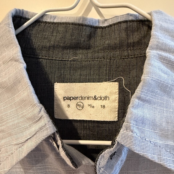 Paper Denim & Cloth Boys 10/12 Button-up Shirt - Picture 2 of 2